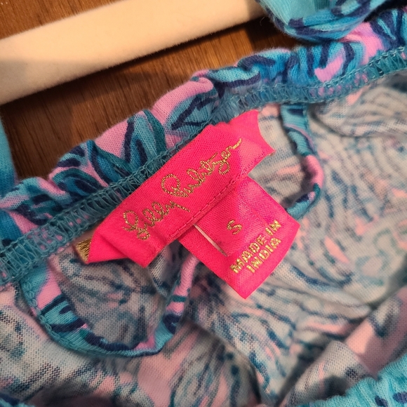 Lilly Pulitzer You Grow Girl Collins Mid Knee Length Cotton Dress - Picture 9 of 9